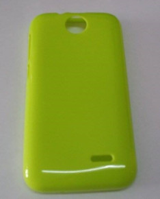 Силиконов гръб ТПУ гланц за HTC Desire 310 зелен